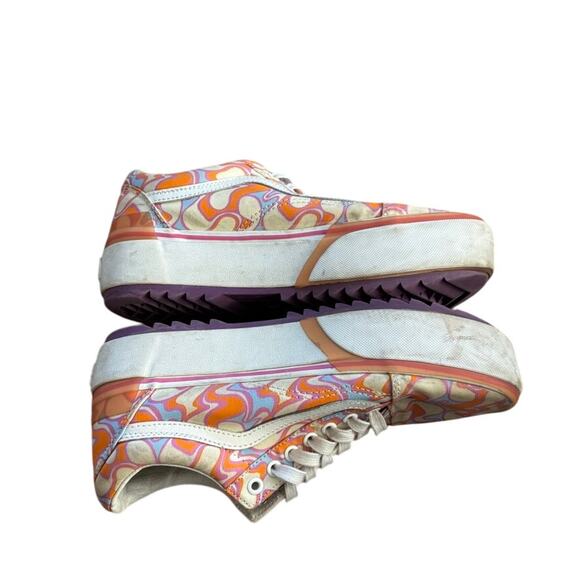 Vans Old Skool Stacked Multi Platform Chunky Sneakers Men 8 / Women 9.5 - Picture 6 of 8